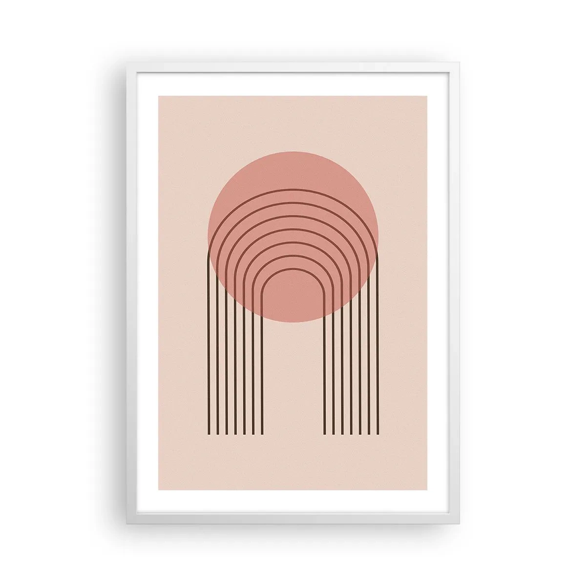 Poster in einem weißen Rahmen - Unwiderstehliche Anziehungskraft - 50x70 cm