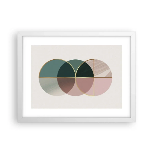 Poster in einem weißen Rahmen - Ein Rad hinter dem anderen… - 40x30 cm