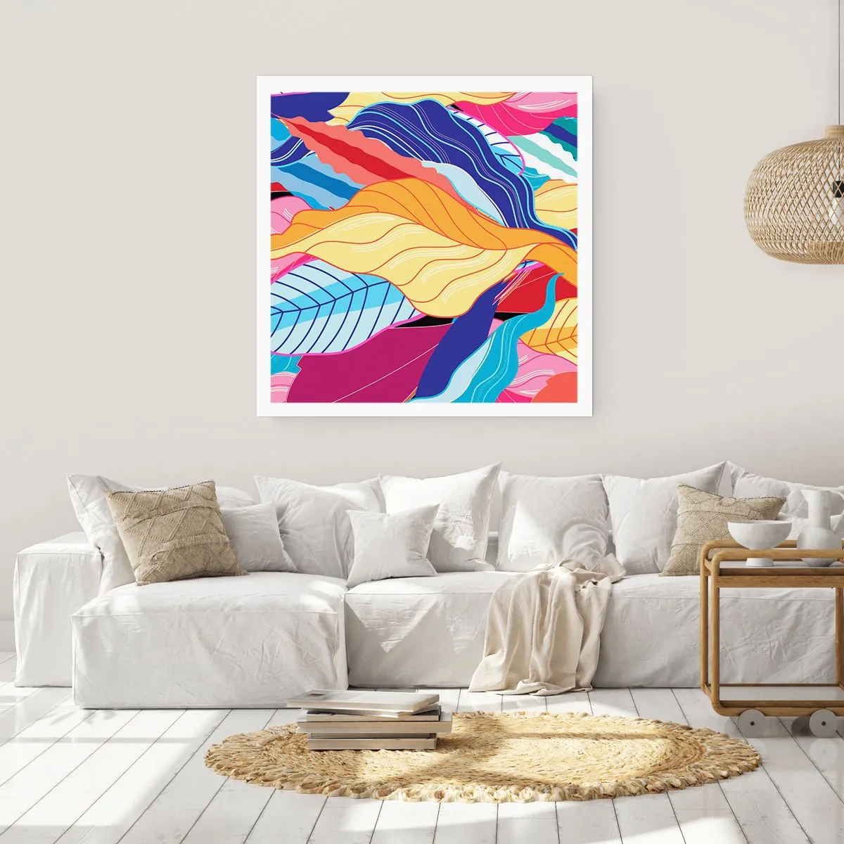 Poster - Buntes Durcheinander - 50x50 cm