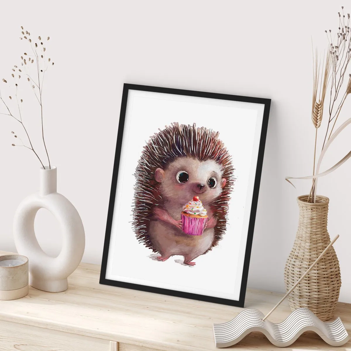 Poster in einem schwarzem Rahmen - Der Feiertag ist jeden Tag - 40x50 cm