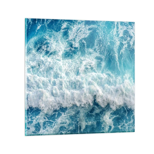 Glasbild - Bild auf glas - Freudig und springend - 40x40 cm