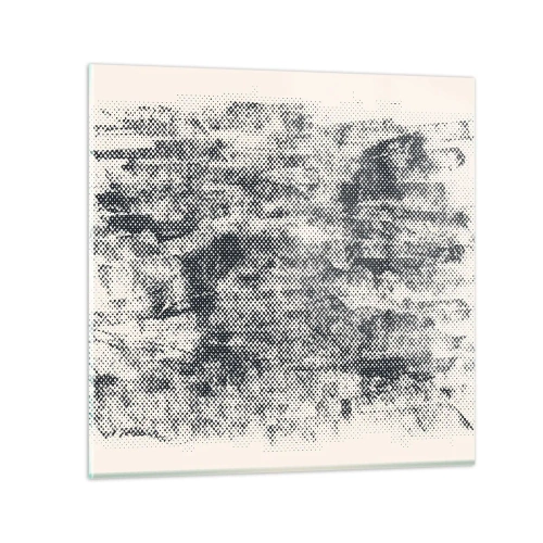 Glasbild - Bild auf glas - Nebelige Komposition - 70x70 cm