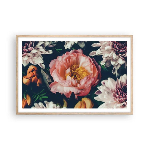 Poster in einem Rahmen aus heller Eiche - Mit barocker Pracht - 91x61 cm