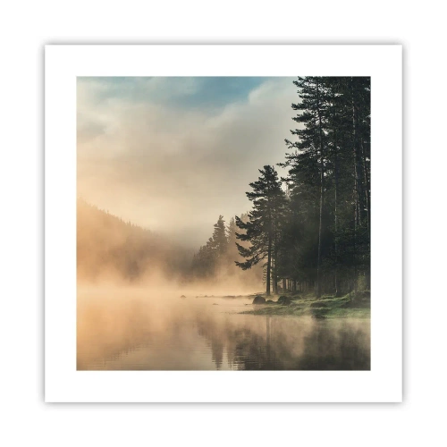 Poster - Die Geburt des Tages - 40x40 cm