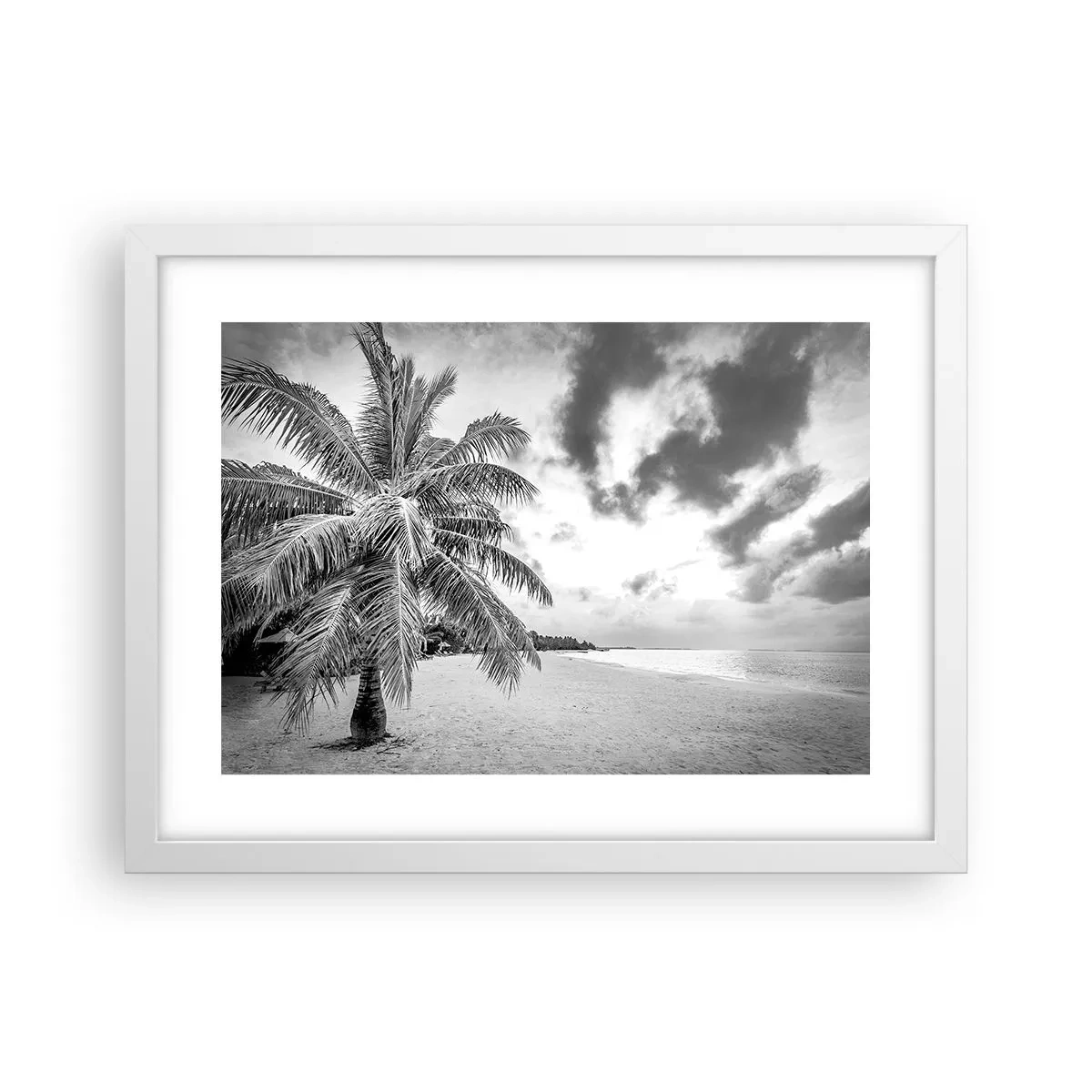 Poster in einem weißen Rahmen - Wenn du dich nach Einsamkeit sehnst ... - 40x30 cm