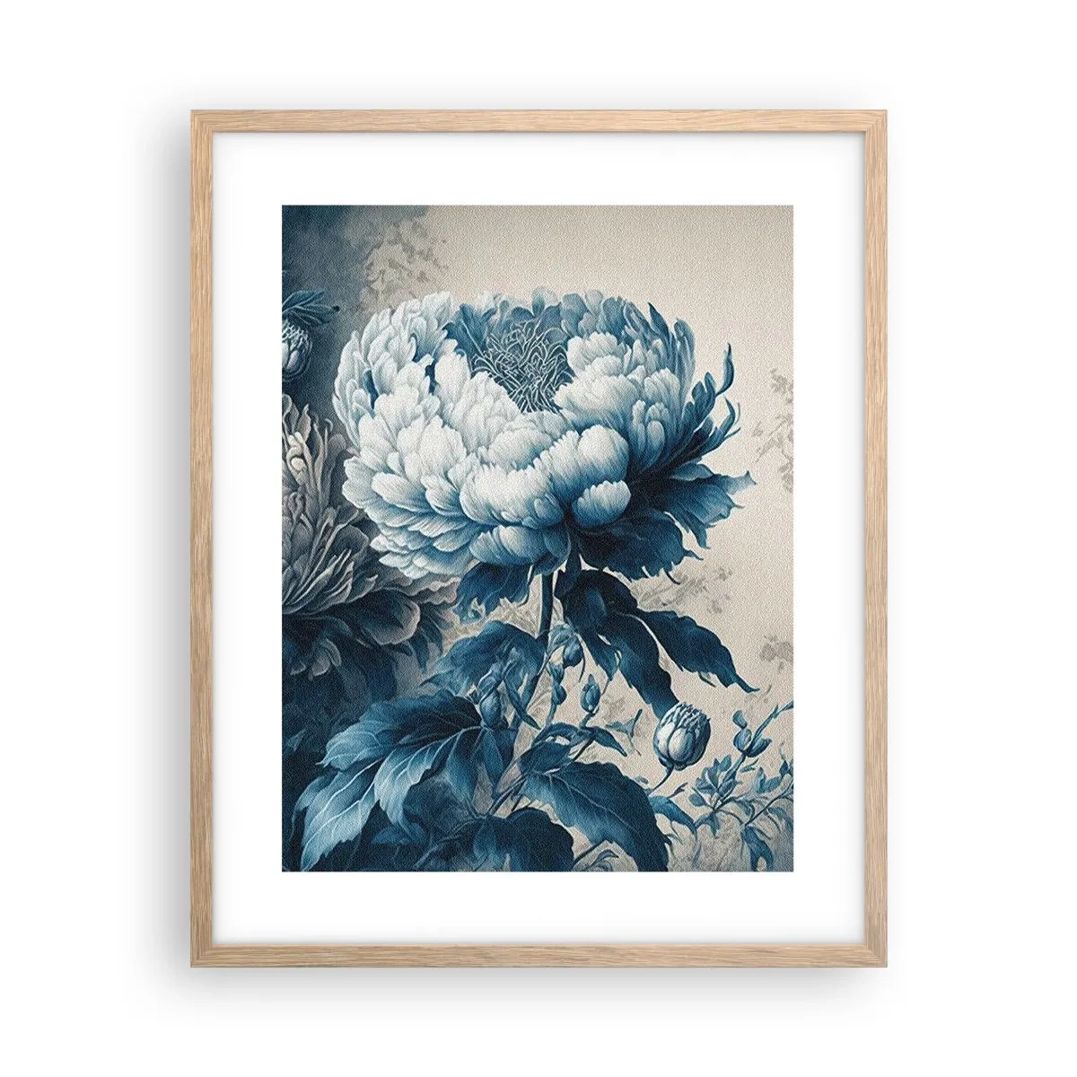 Poster in einem Rahmen aus heller Eiche - Passendes Paar - 40x50 cm