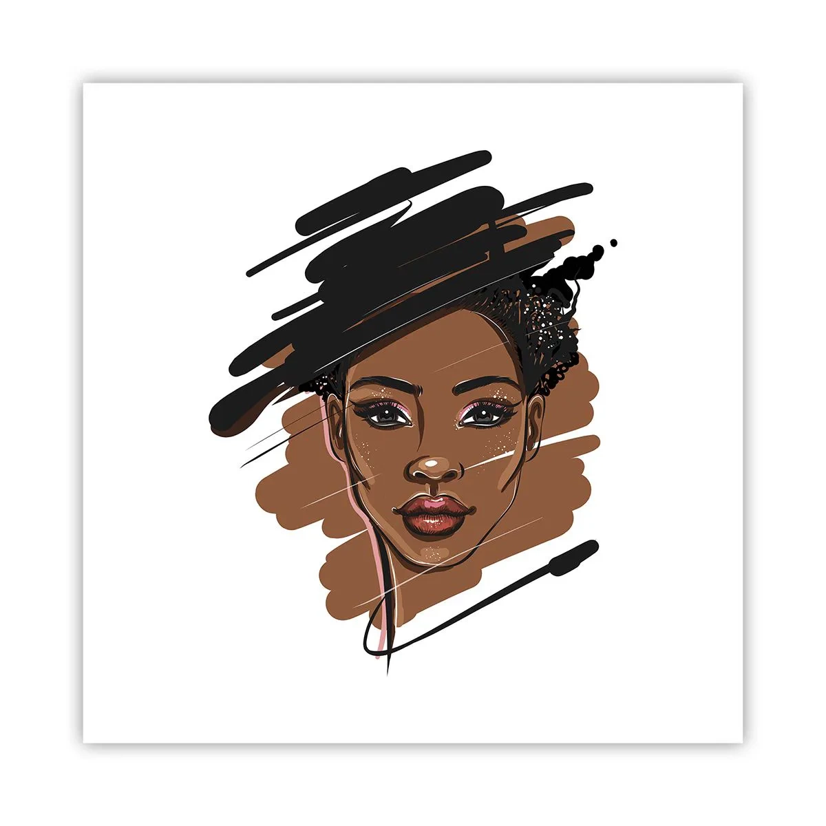 Poster - Süß wie Schokolade - 60x60 cm