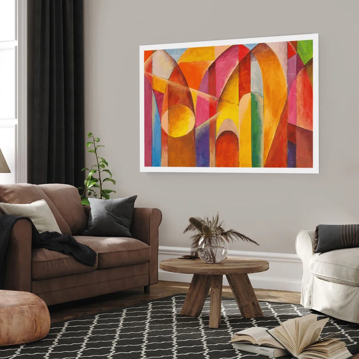 Poster - Kathedrale der Sonne - 91x61 cm