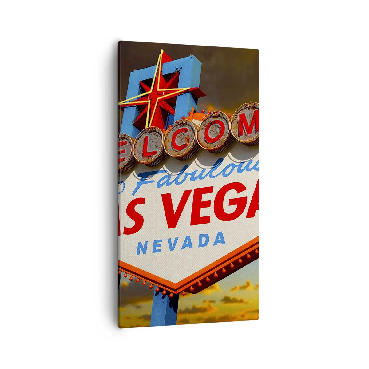 Bild auf Leinwand - Leinwandbild - Für ein Lächeln des Schicksals - 55x100 cm