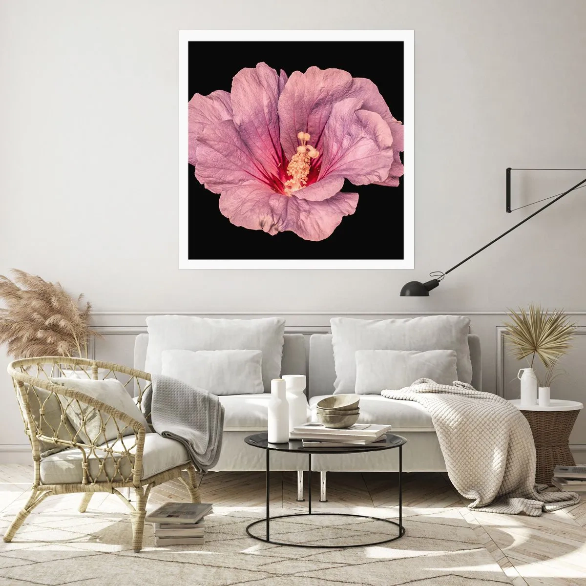 Poster - Direkt ins Herz - 60x60 cm