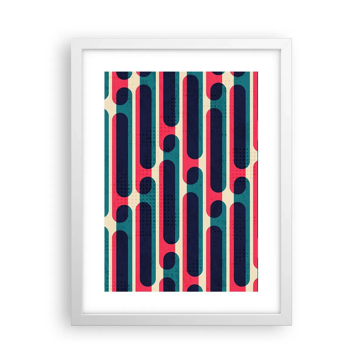 Poster in einem weißen Rahmen - In die Tiefe und vorwärts - 30x40 cm