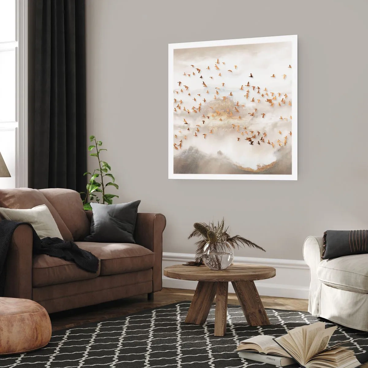 Poster - Es ist schon die Zeit… - 60x60 cm