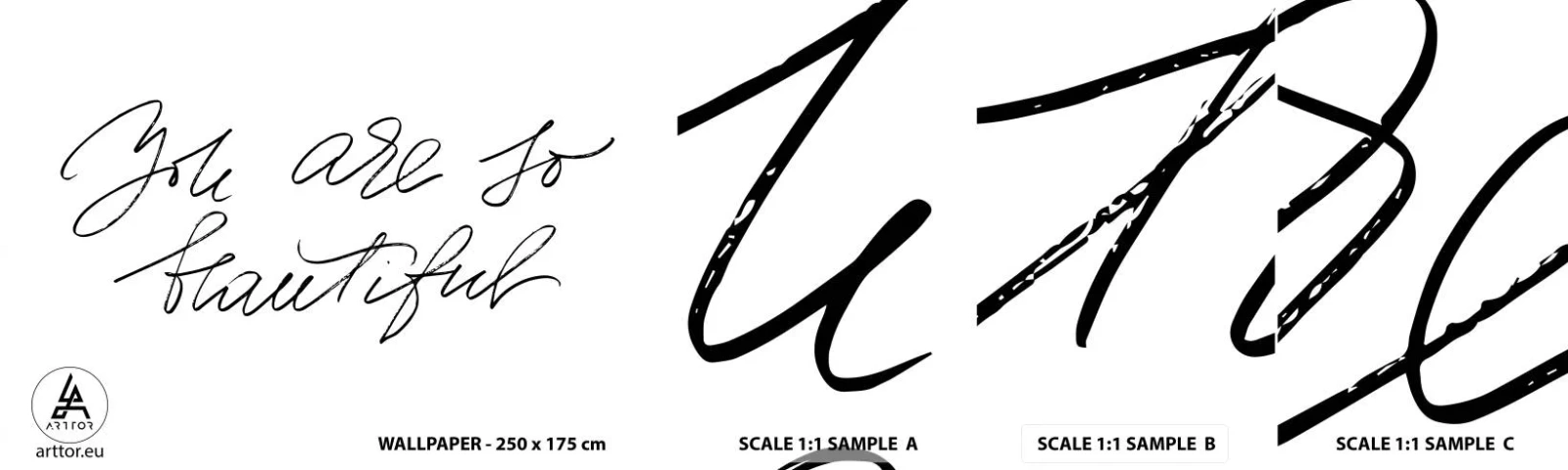 Fototapetenmuster Standard Eco - Glauben Sie wirklich ... - Typografie, Bejahung, Maxime - 100x30 cm