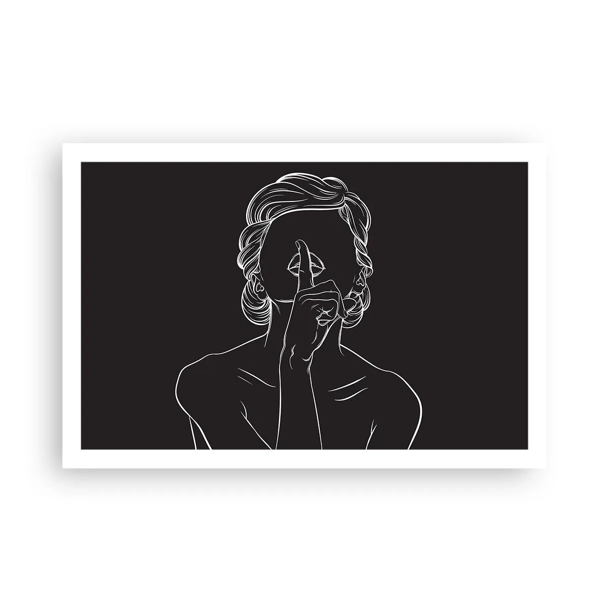 Poster - Schönheit erblüht in der Stille - 91x61 cm