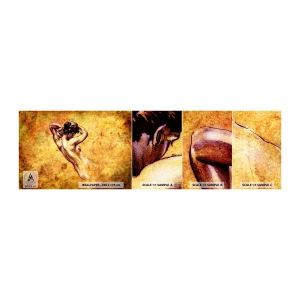 Fototapetenmuster Standard Eco - Entdeckt, aber immer noch ein Rätsel - Frau, Akt, Stück - 100x30 cm