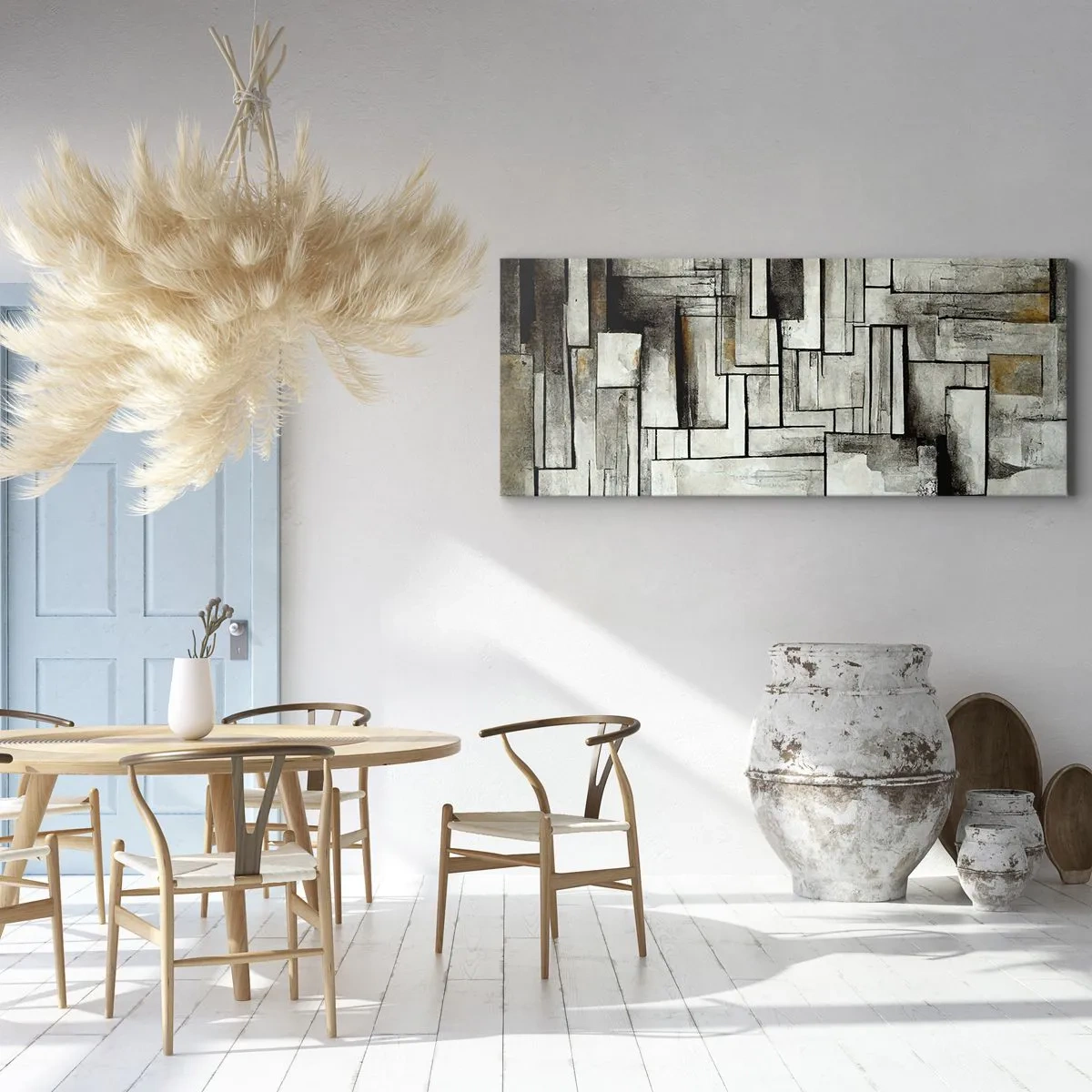 Bild auf Leinwand - Leinwandbild - Kraft der Einfachheit - 90x30 cm