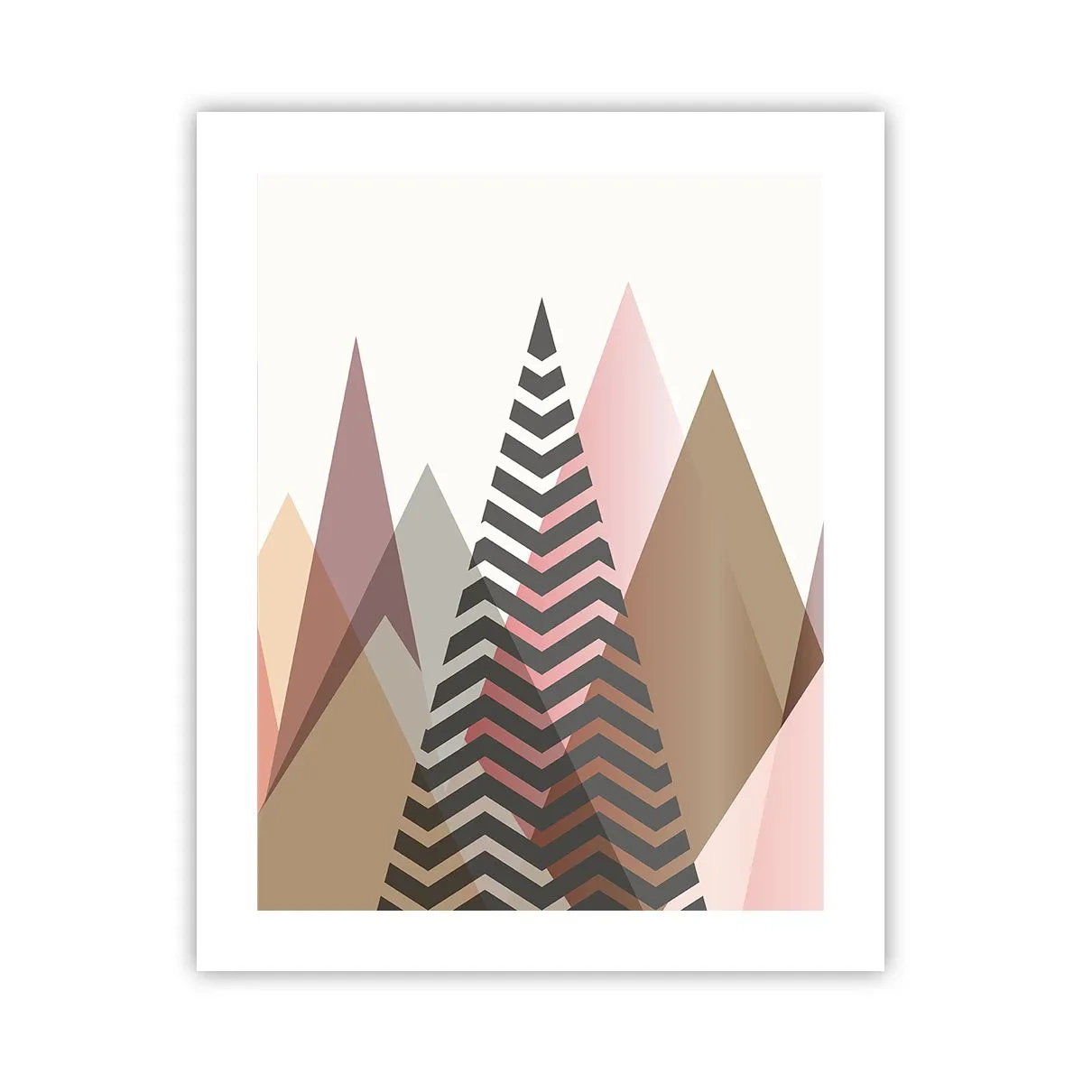 Poster - Pyramidale Aussicht - 40x50 cm