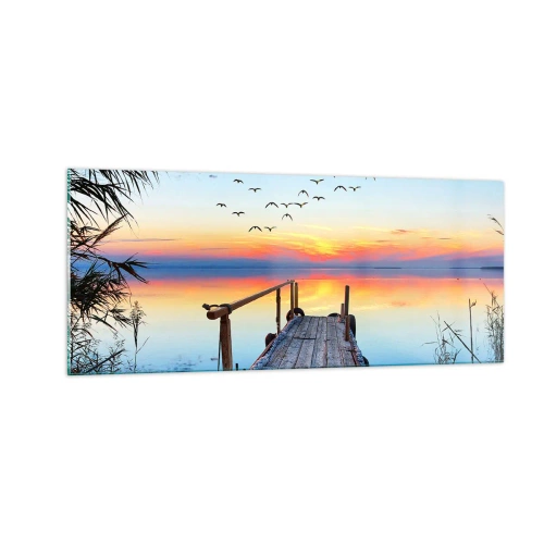 Glasbild - Bild auf glas - Es ist Zeit, zurückzukehren ... - 100x40 cm