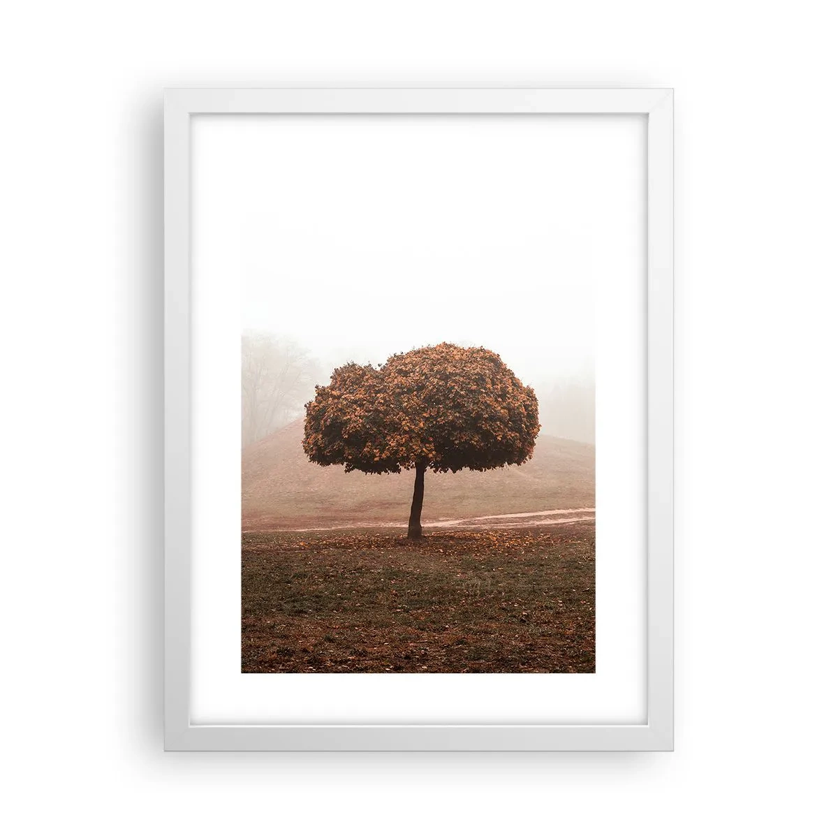 Poster in einem weißen Rahmen - Nach einem anstrengenden Sommer - 30x40 cm