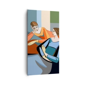 Bild auf Leinwand - Leinwandbild - Moment der Zuversicht - 65x120 cm
