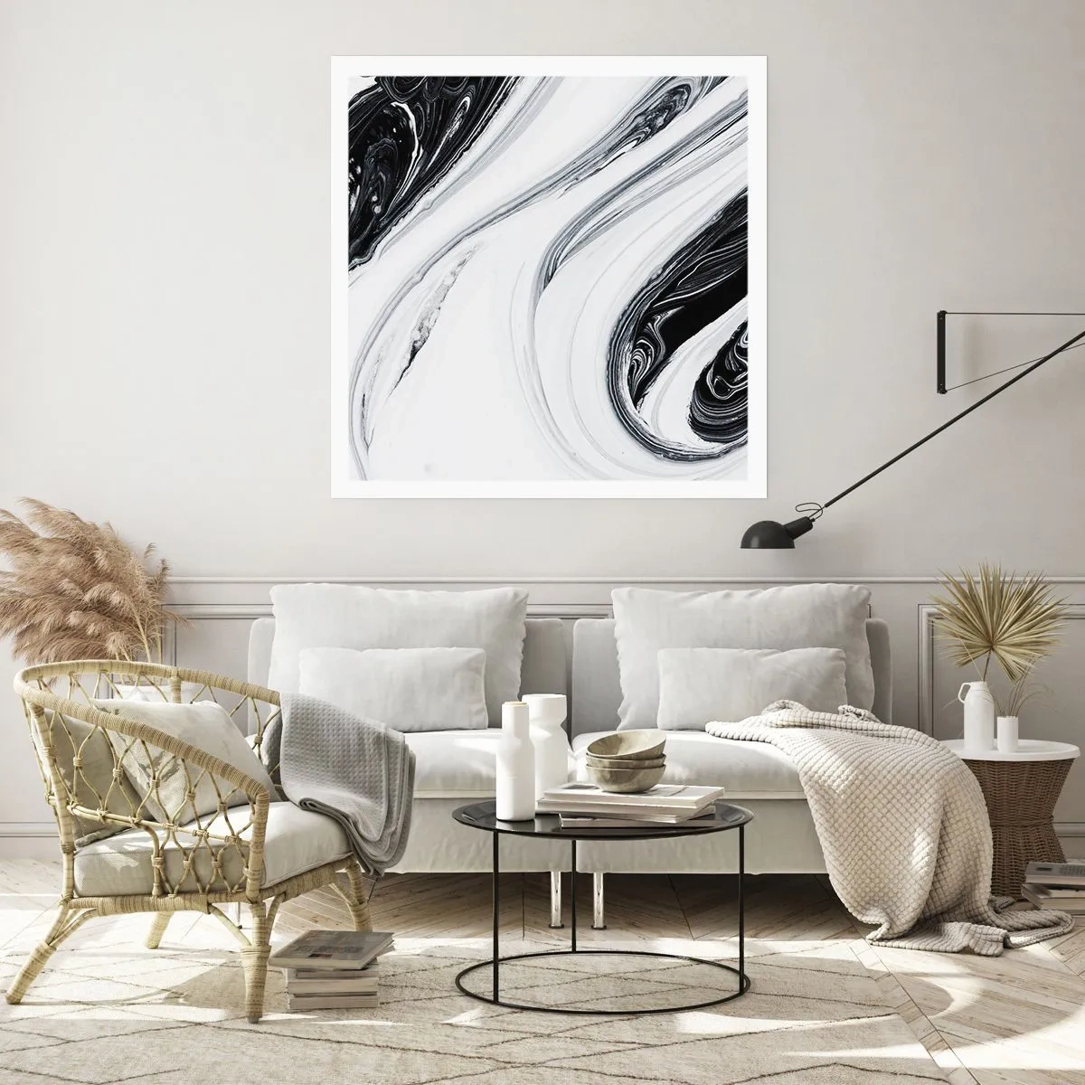 Poster - Kombination aus Gegensätzen - 60x60 cm