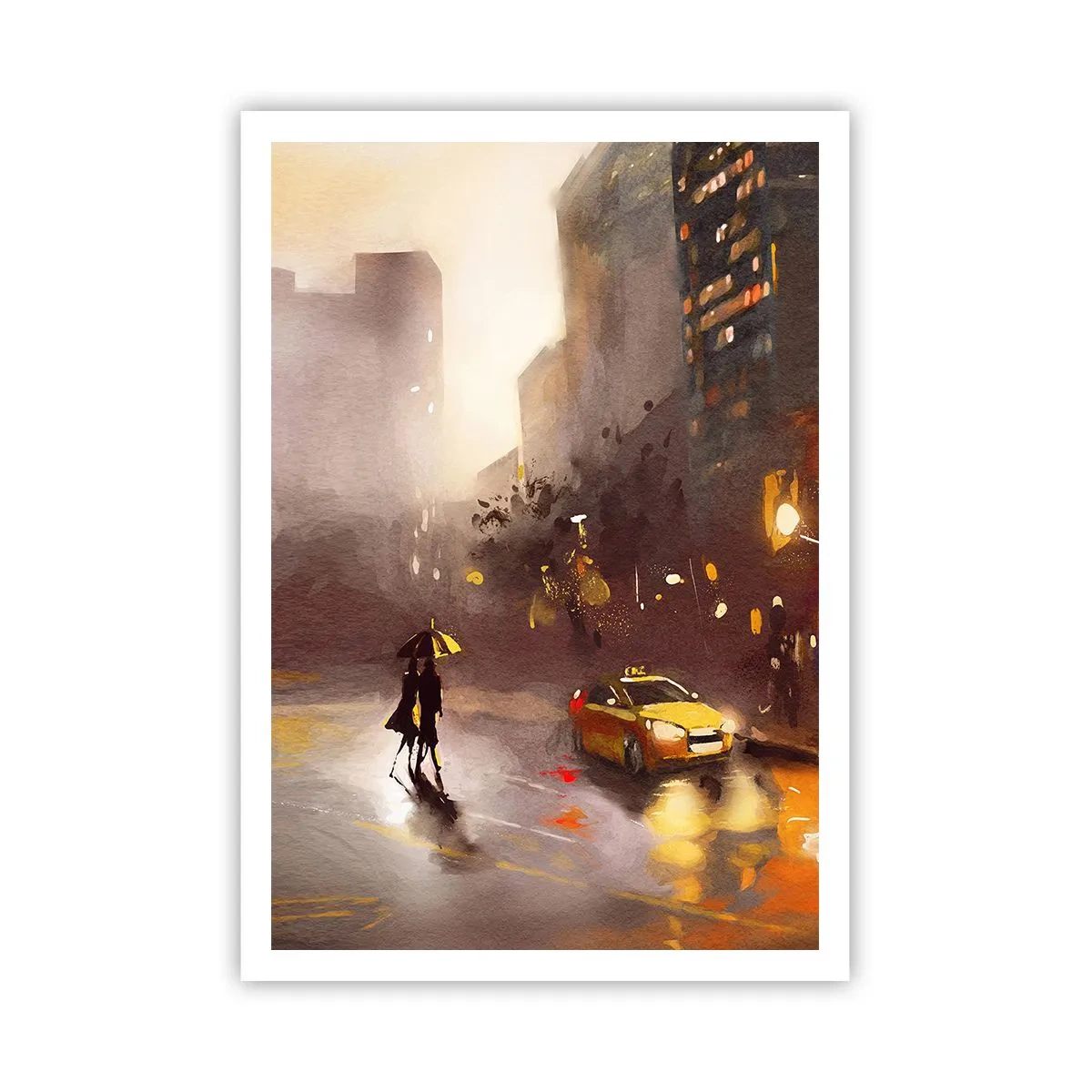 Poster - Im Licht von New York - 70x100 cm