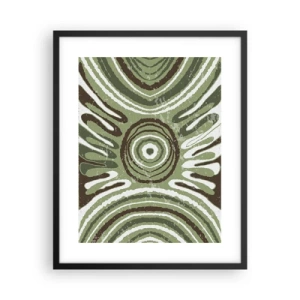 Poster in einem schwarzem Rahmen - Explosion von Emotionen - 40x50 cm