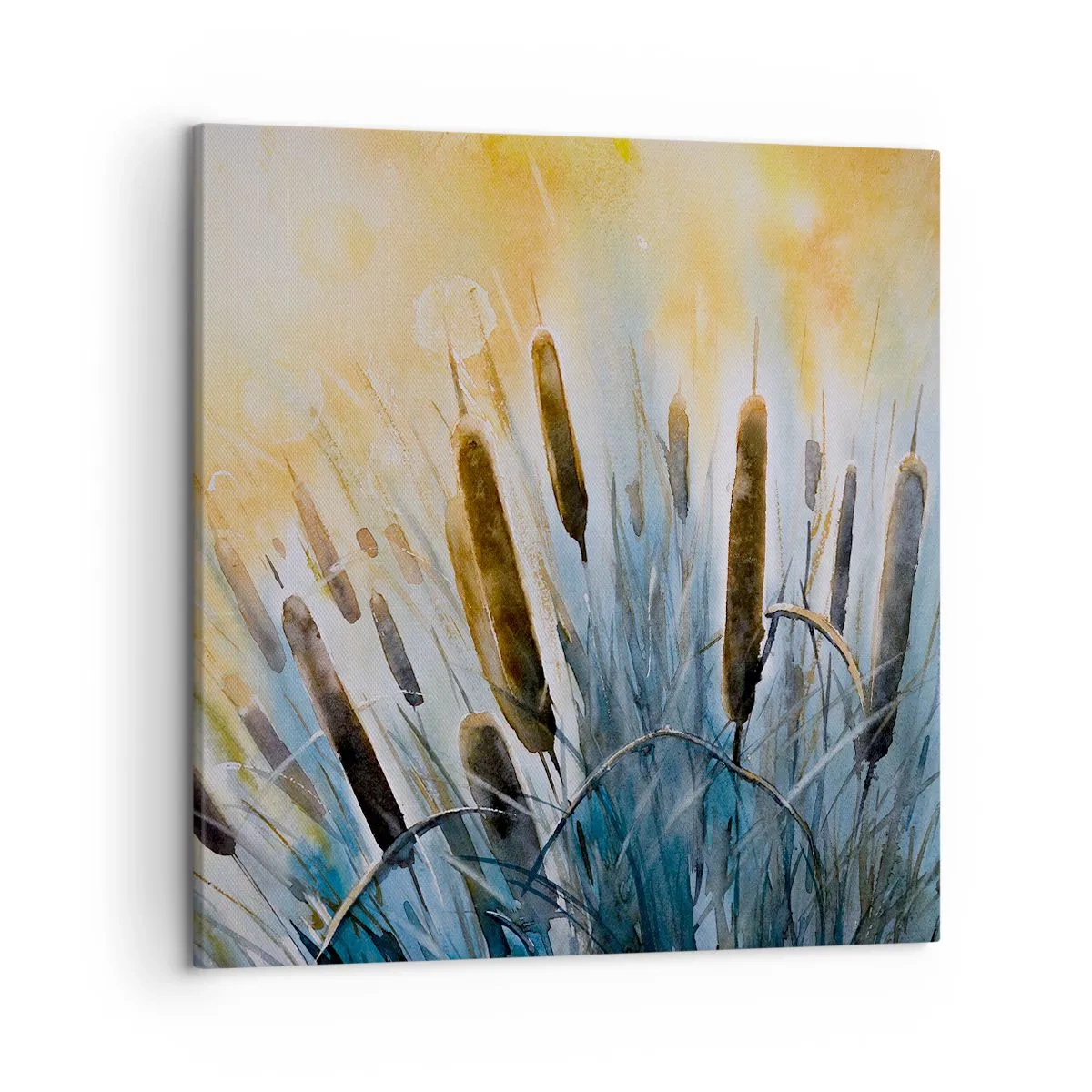 Bild auf Leinwand - Leinwandbild - Die Kälte des Wassers, die Hitze der Sonne - 50x50 cm