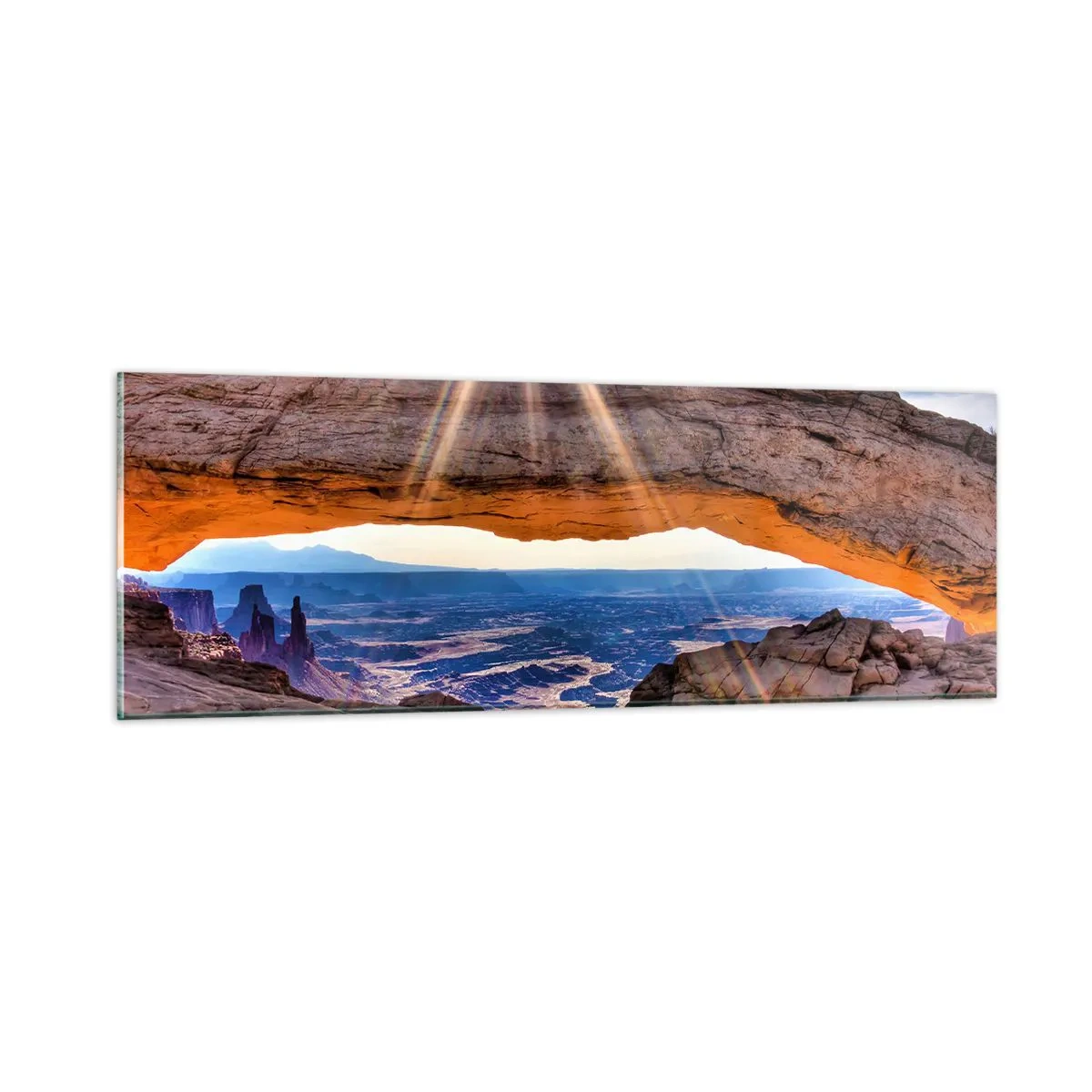 Glasbild - Bild auf glas - Durch das Felsentor - 90x30 cm