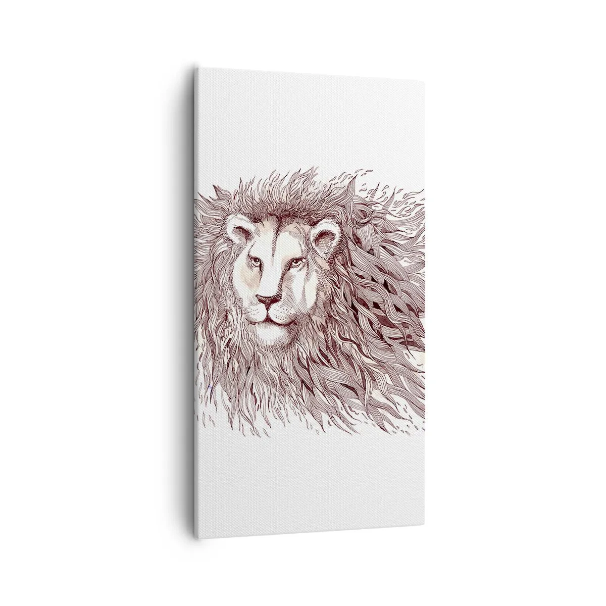 Bild auf Leinwand - Leinwandbild - Ein feuriger Herrscher - 55x100 cm