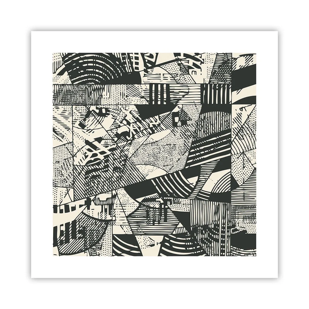 Poster - Die Dynamik der Gegenwart - 40x40 cm