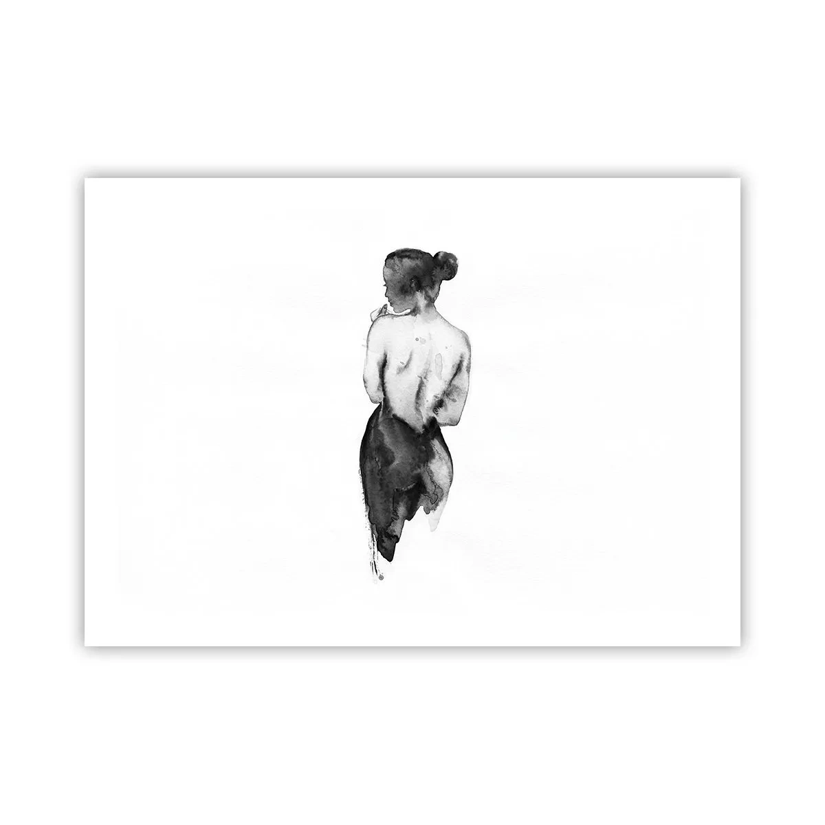 Poster - Bei ihr verschwindet die Welt - 70x50 cm