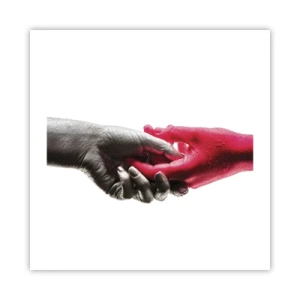 Poster - Gemeinsam, obwohl anders - 50x50 cm