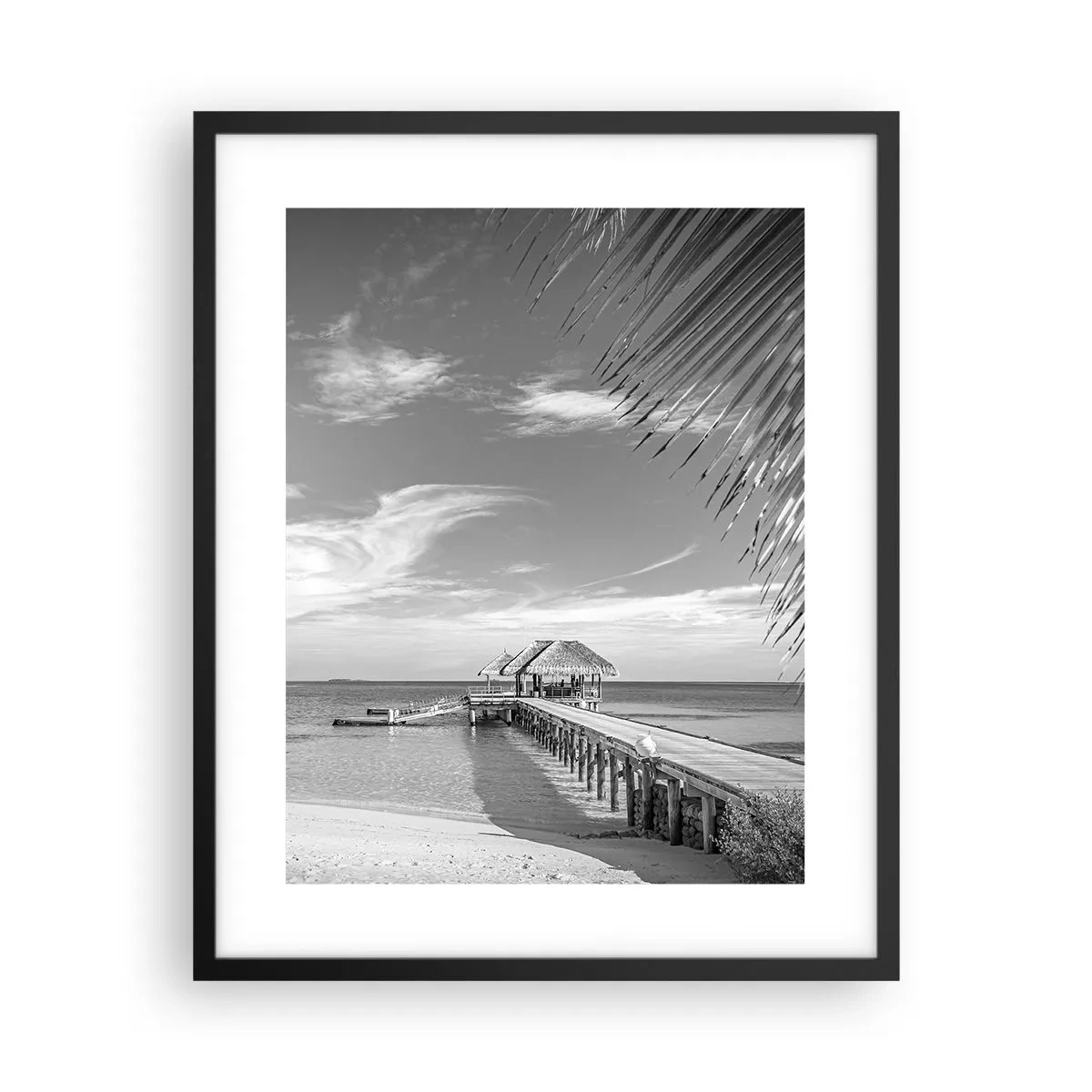 Poster in einem schwarzem Rahmen - Erinnerung oder Traum? - 40x50 cm