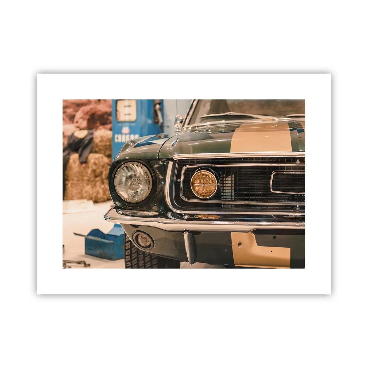 Poster - Treffen mit einer Legende - 40x30 cm