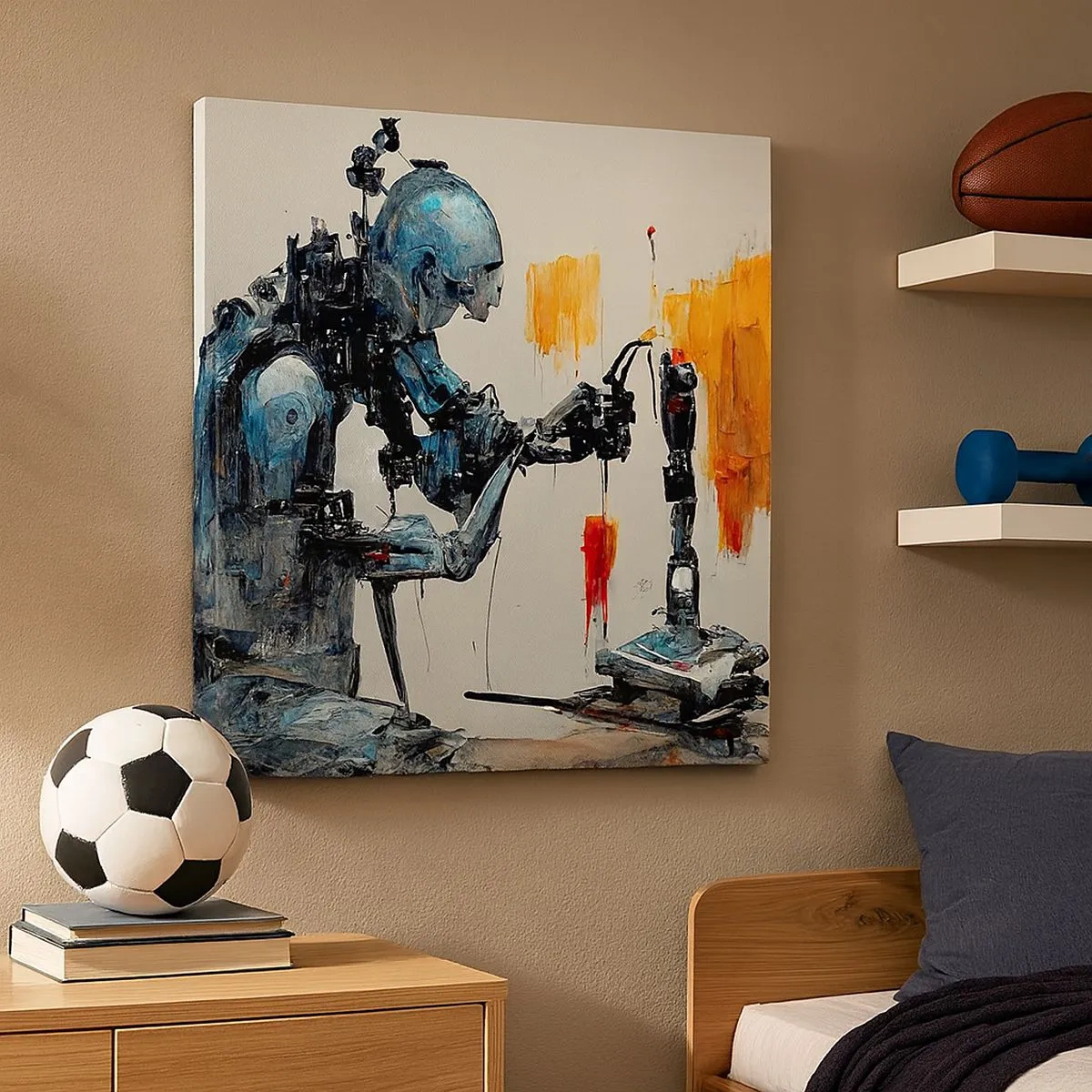 Bild auf Leinwand - Leinwandbild - Schon morgen… - 30x30 cm