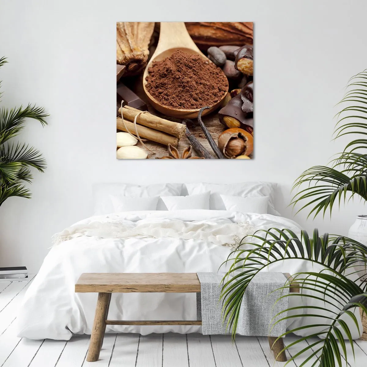 Bild auf Leinwand - Leinwandbild - Die Beste gegen Sorgen - 30x30 cm