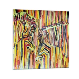 Glasbild - Bild auf glas - Also du auch... - 30x30 cm