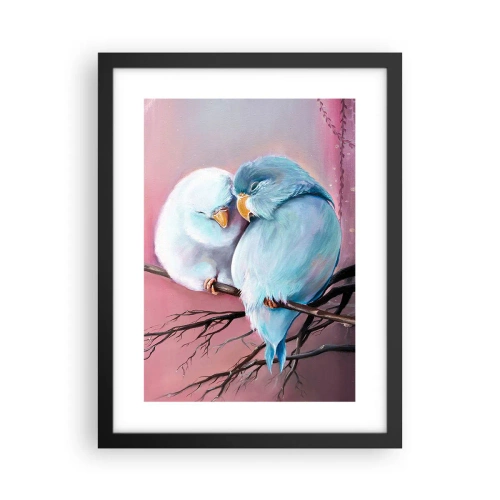 Poster in einem schwarzem Rahmen - Was kann ich hier hinzufügen? ... - 30x40 cm