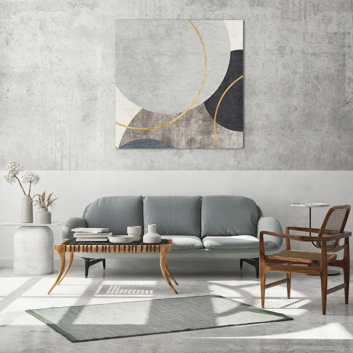 Glasbild - Bild auf glas - Rad für Rad - 60x60 cm