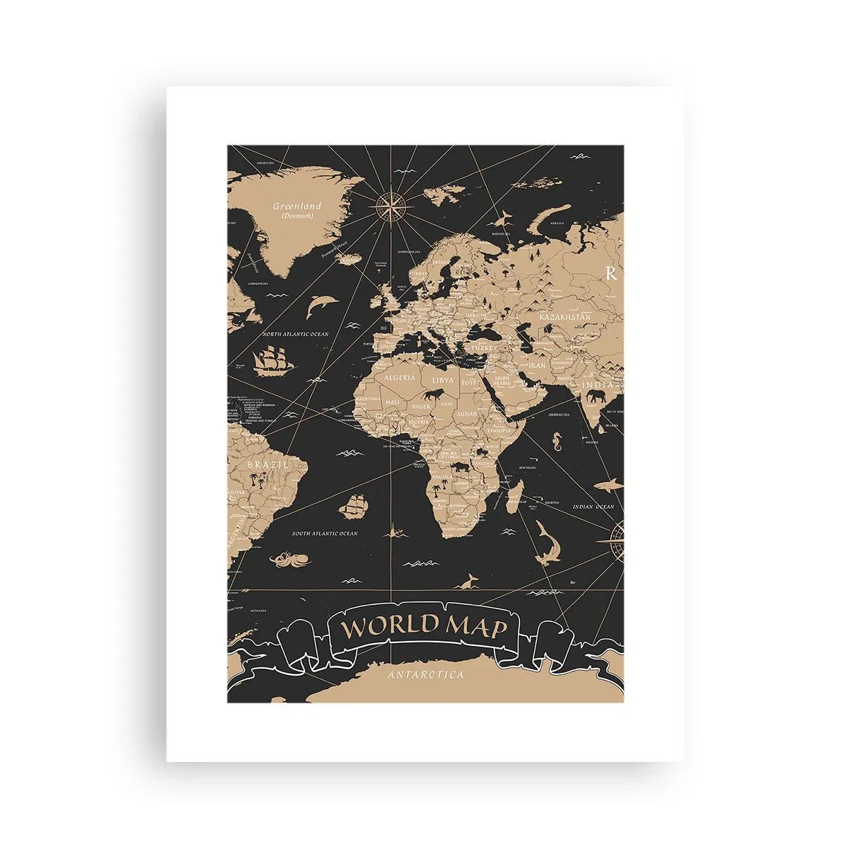 Poster - Die Grenzen meiner Welt - 30x40 cm