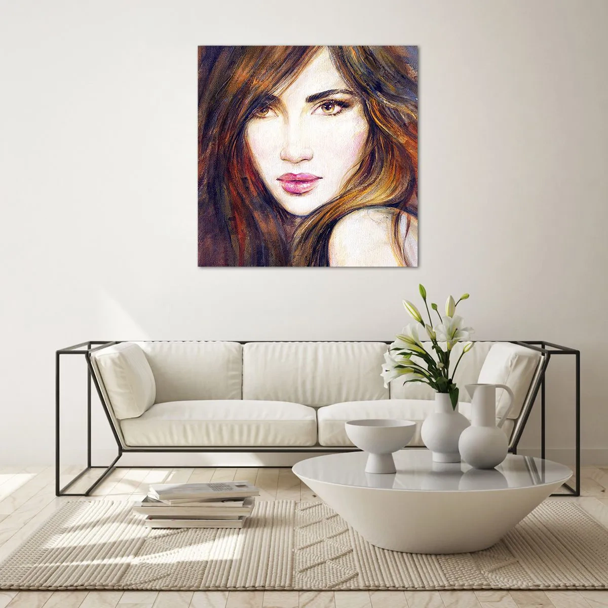 Glasbild - Bild auf glas - Einen Penny für deine Gedanken - 30x30 cm