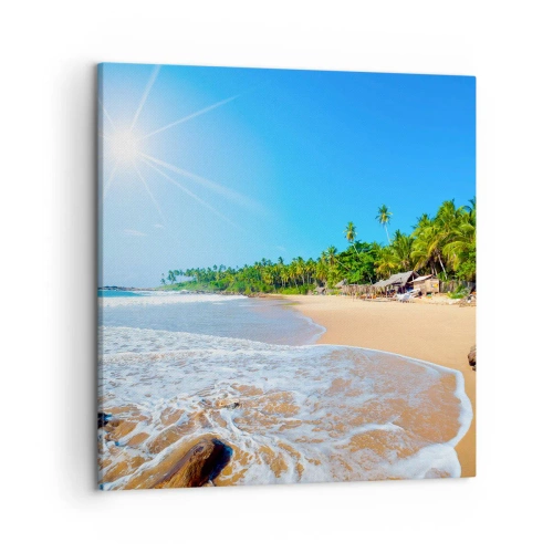 Bild auf Leinwand - Leinwandbild - Ein exotischer Ort für dich - 50x50 cm