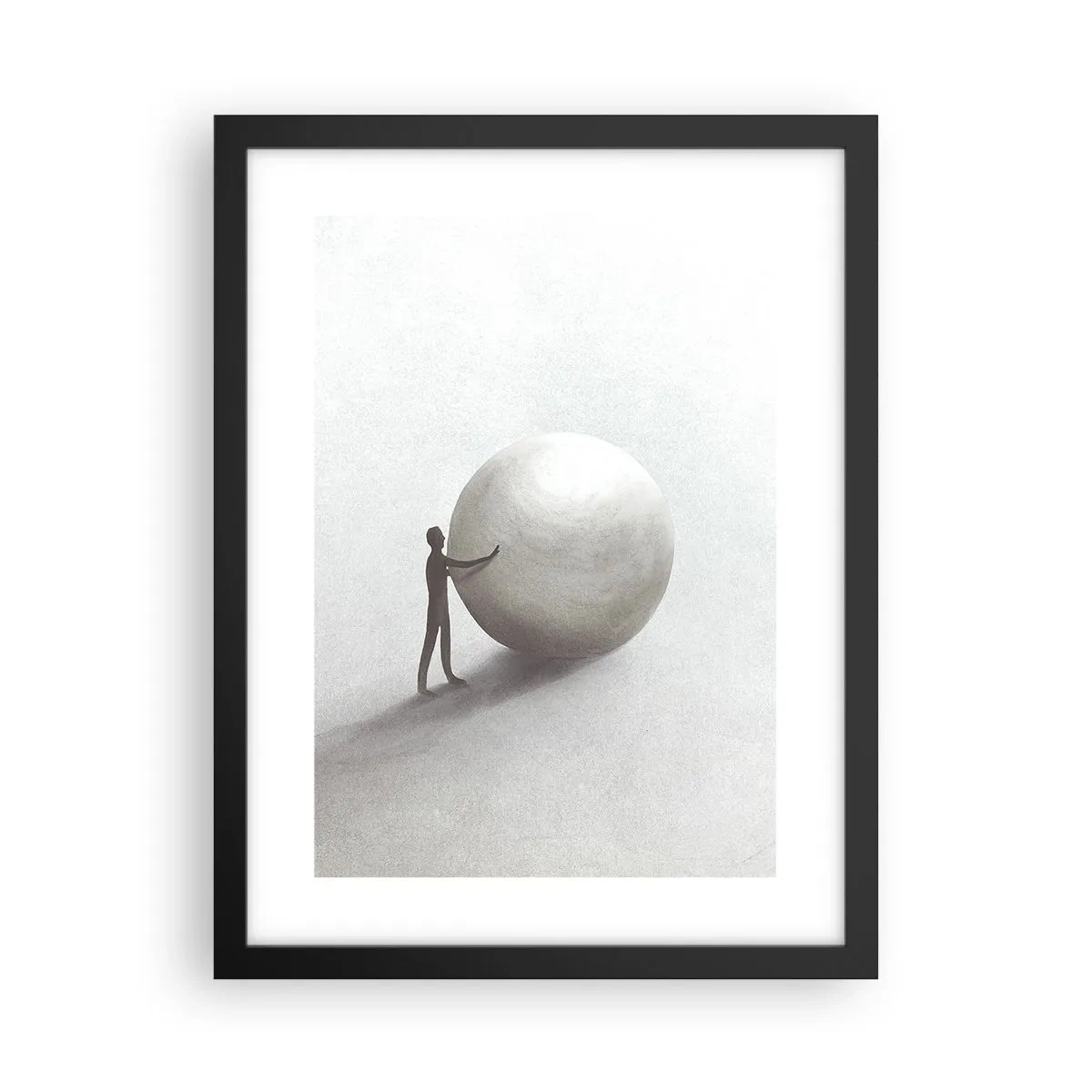 Poster in einem schwarzem Rahmen - Das Spiel des Lebens - 30x40 cm