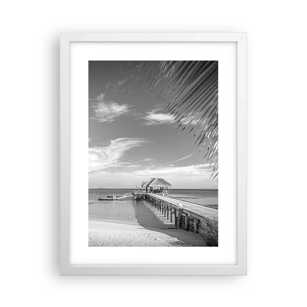 Poster in einem weißen Rahmen - Erinnerung oder Traum? - 30x40 cm