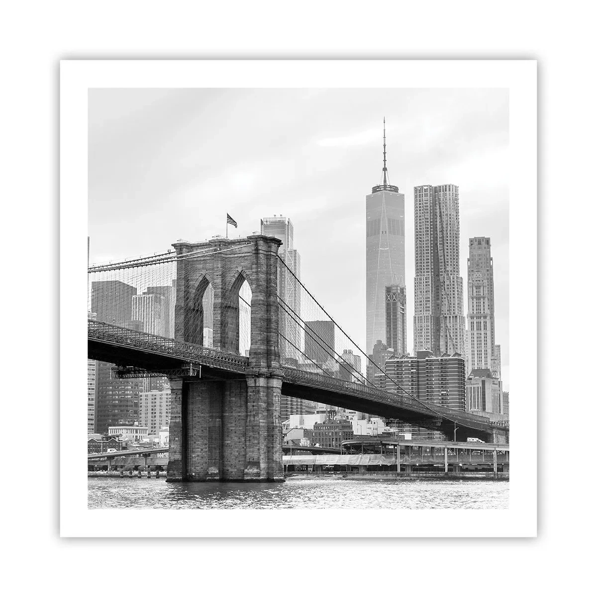 Poster - New Yorker Atmosphäre - 60x60 cm
