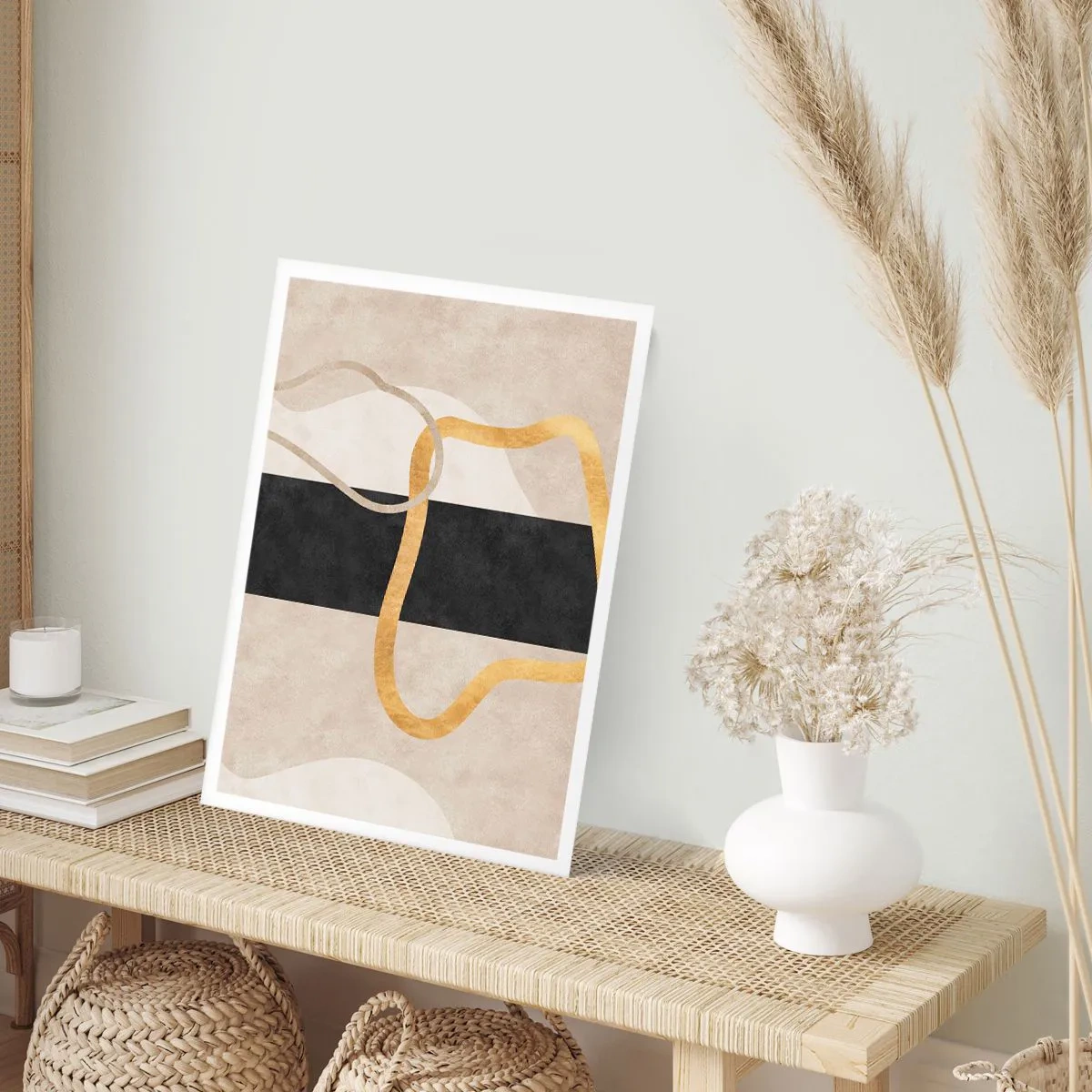 Poster - Schleifenformen - 40x50 cm