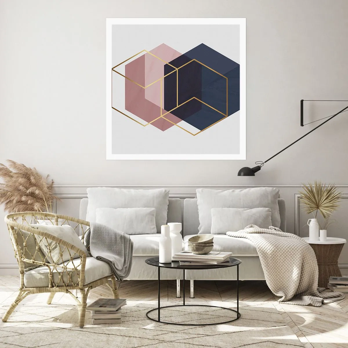 Poster - Die Kraft der Einfachheit - 30x30 cm