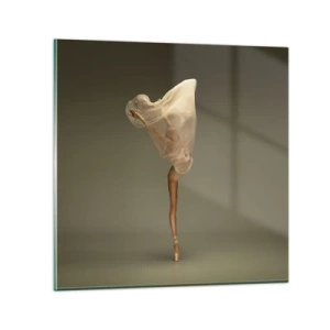 Glasbild - Bild auf glas - Es wird bald auffliegen - 30x30 cm