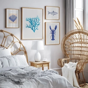 Hamptons bedroom - Inspiration für das Schlafzimmer
